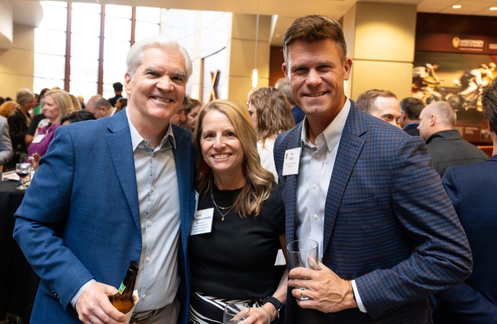 Three guests at the 2025 Chancellor's Awards