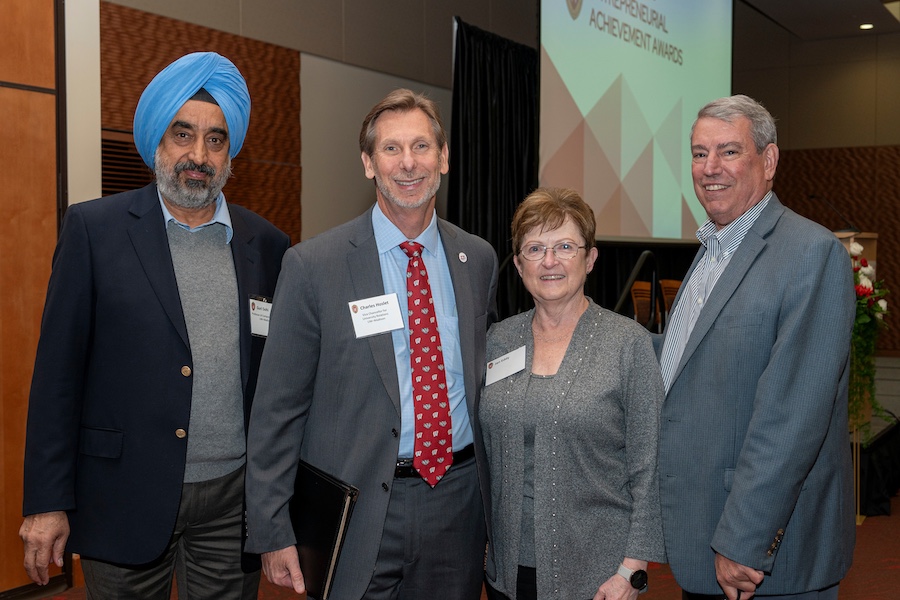 Charles Hoslet and other guests at the 2024 awards ceremony